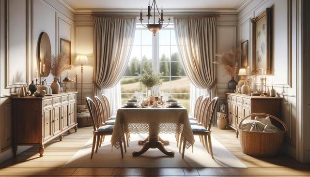 Elevating Your Dining Room with Tablecloth Decor